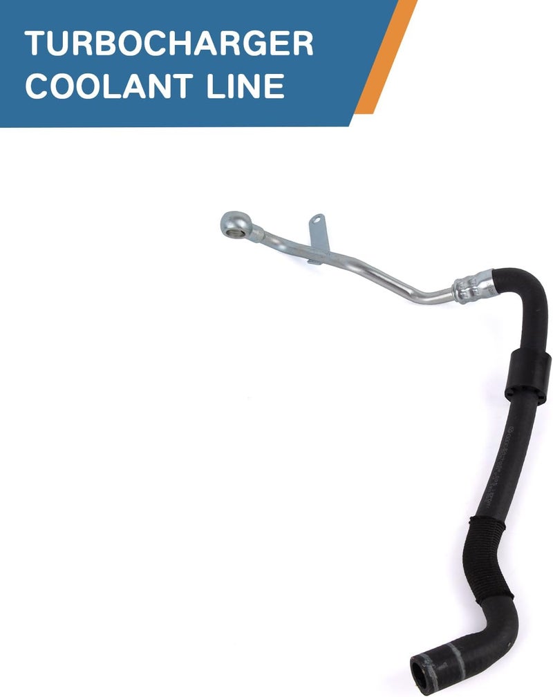 Baxzl Turbocharger Coolant Line for Volkswagen Tiguan Limited CC Eos Passat CC GTI Jetta Beetle Golf for Audi A3 Quattro Q3 Quattro TT Quattro for Seat Leon 2008-2018 Replaces 667-608 06J121492C - Image 5